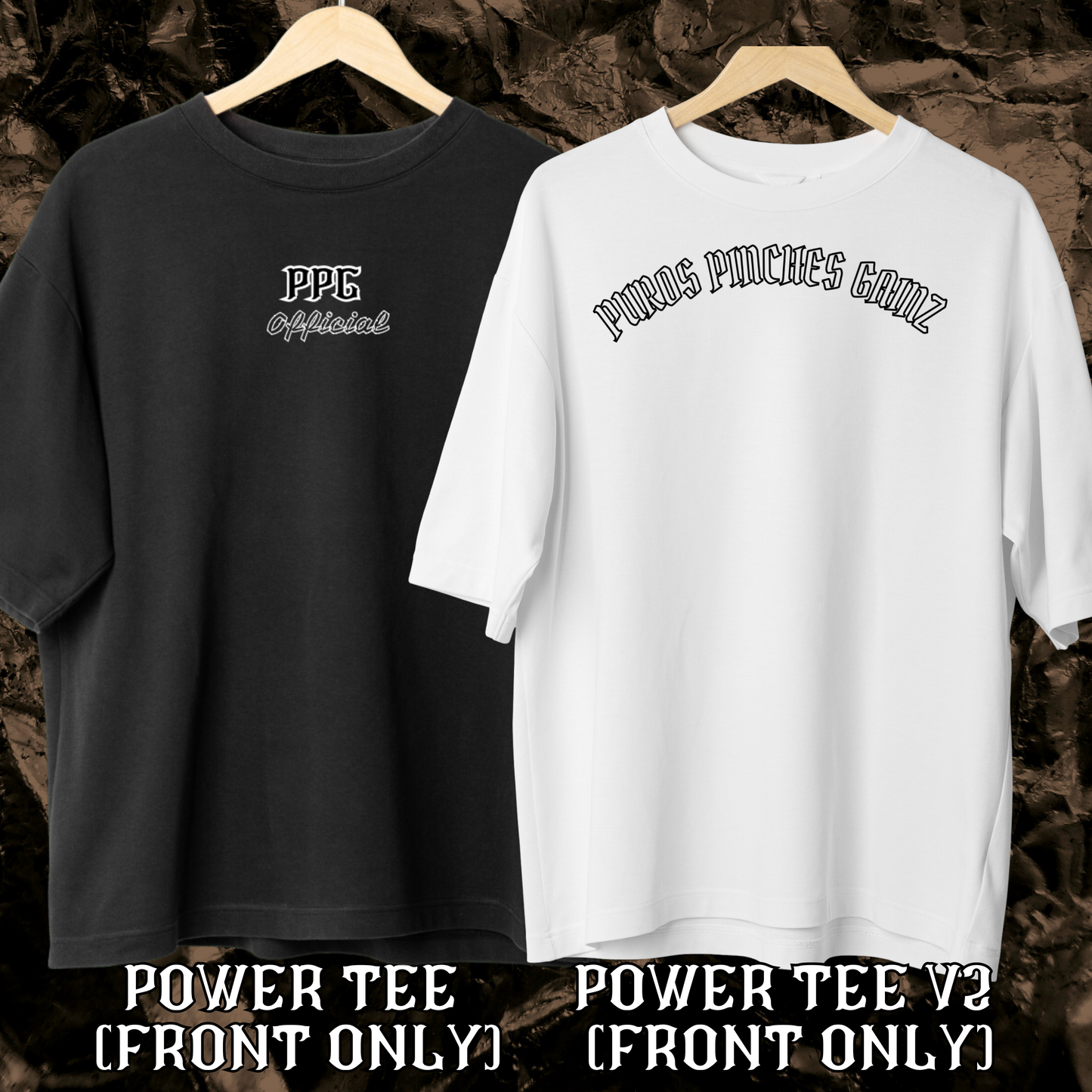 2 Pack Power Tees (Front Only)