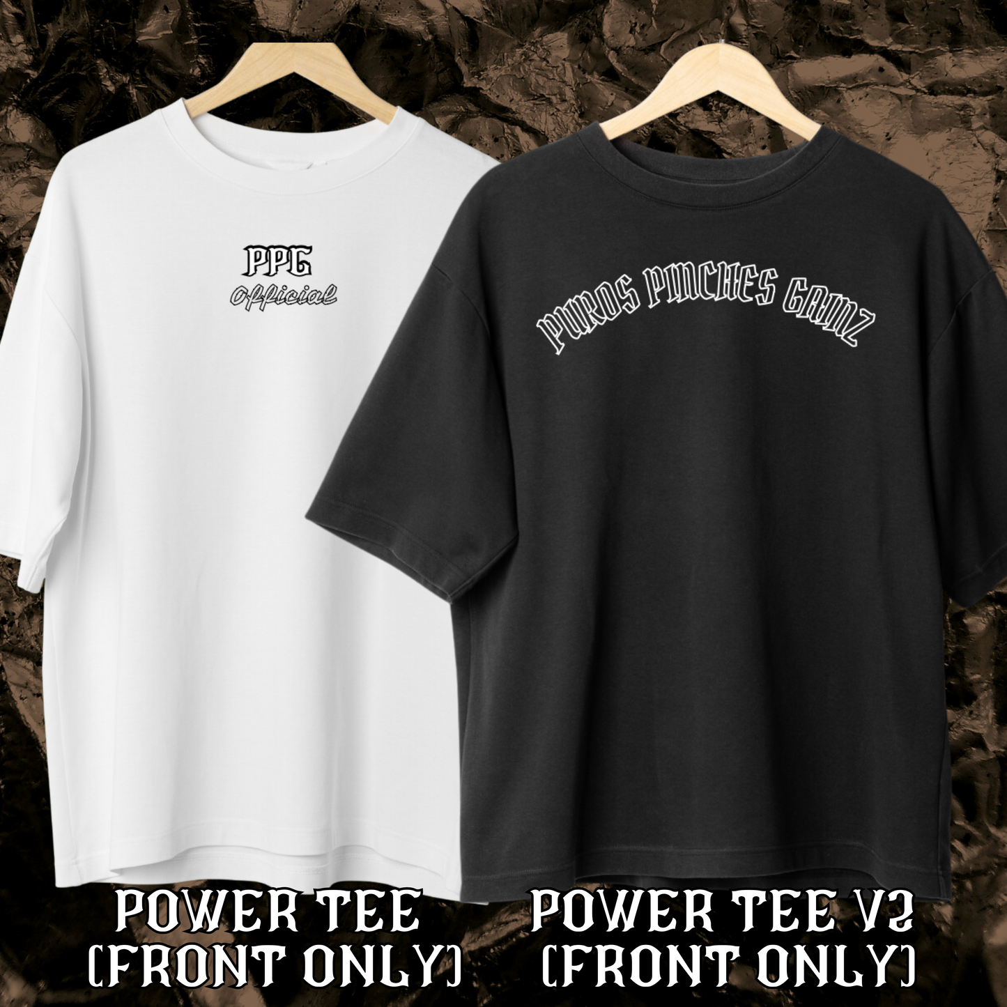 2 Pack Power Tees (Front Only)