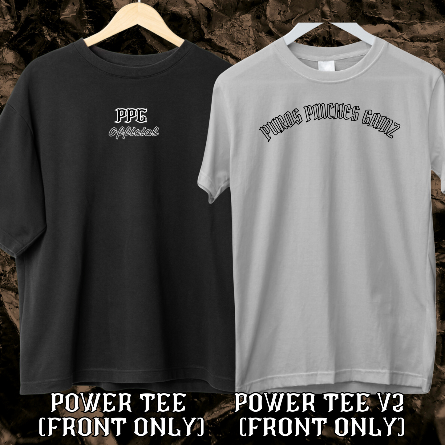 2 Pack Power Tees (Front Only)