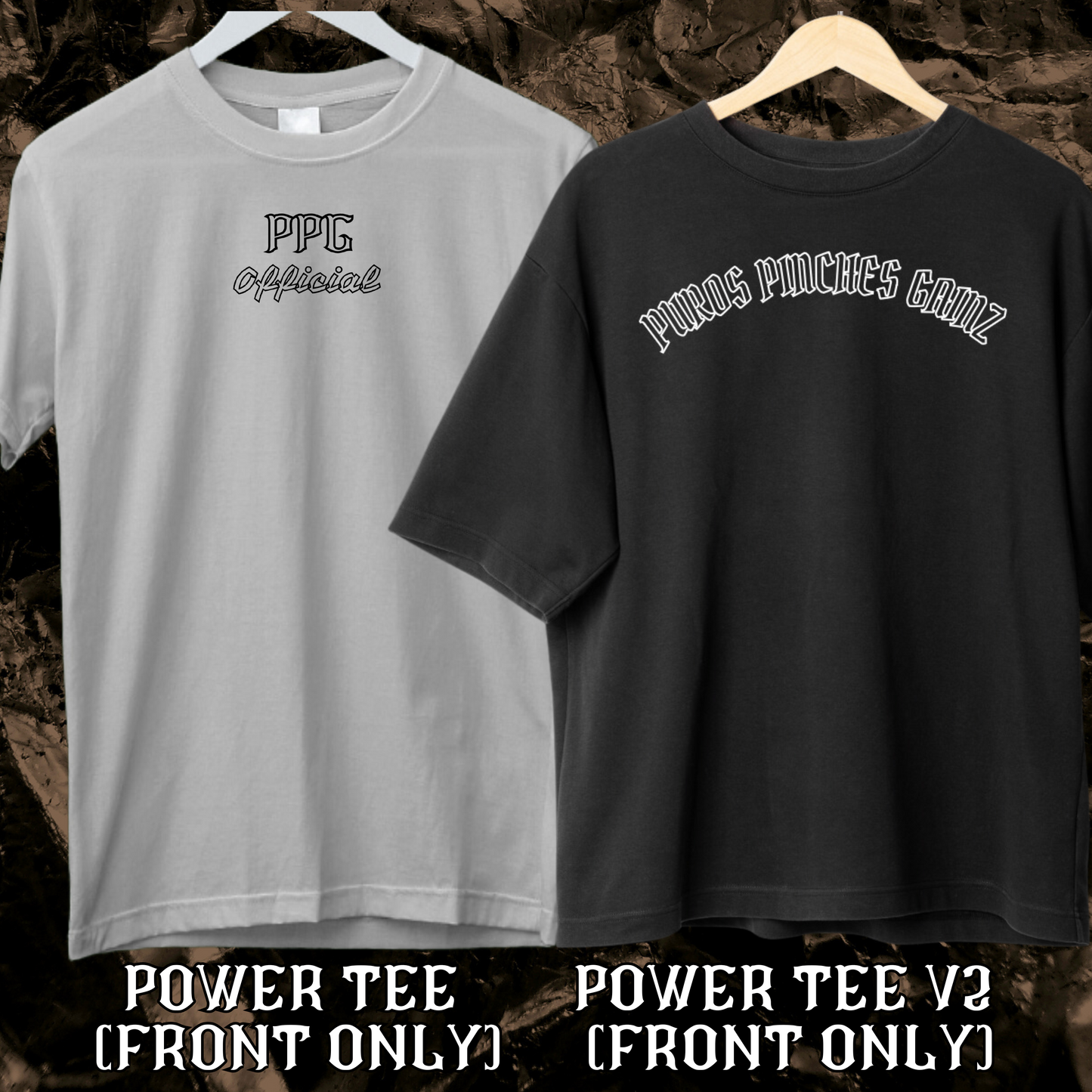 2 Pack Power Tees (Front Only)