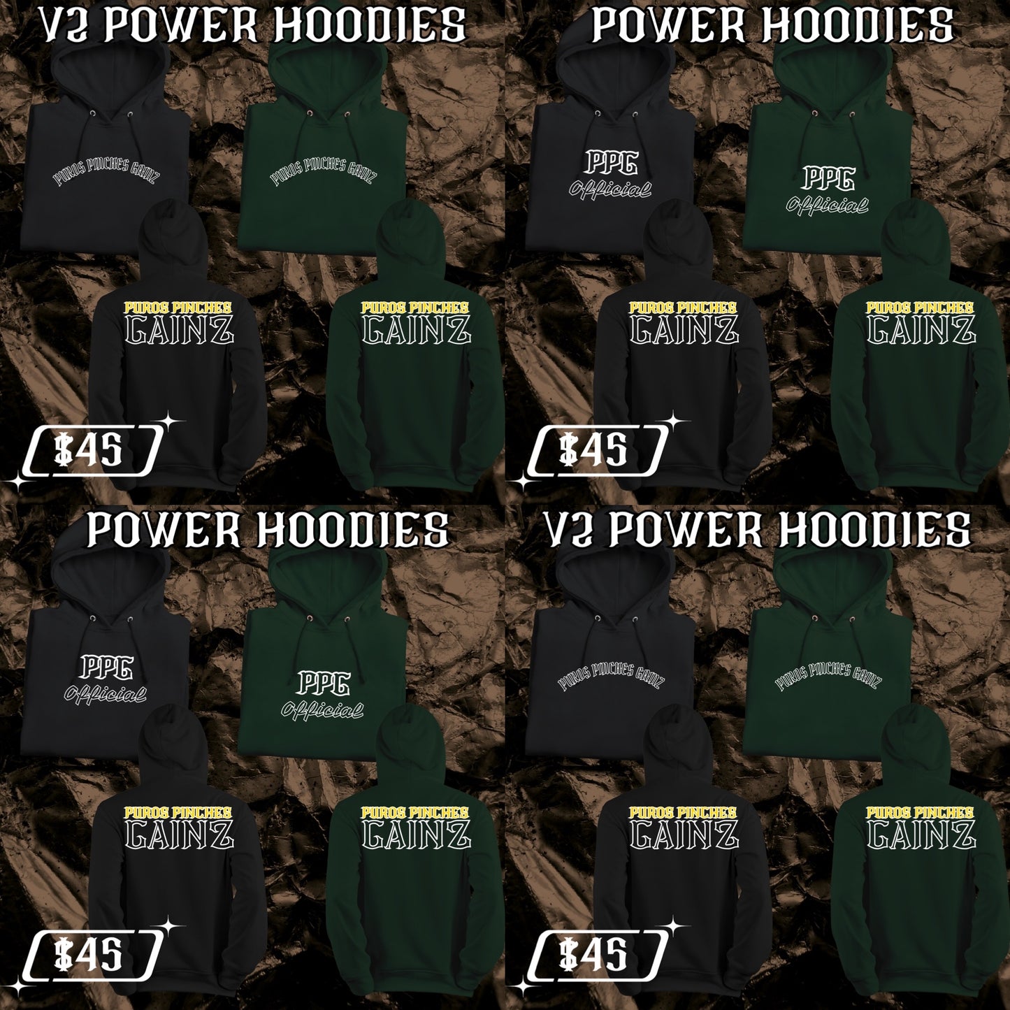 Power Hoodies