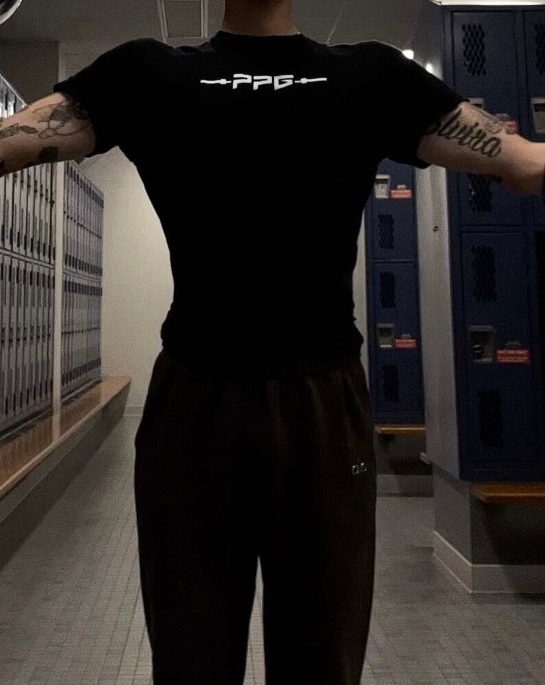 PPG Centered BARBELL Gym Tee