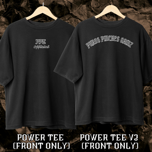 2 Pack Power Tees (Front Only)
