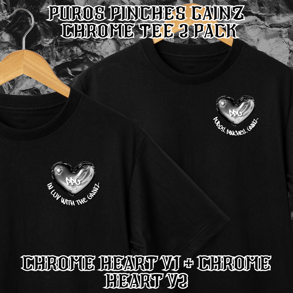 2 Pack Chrome Tees